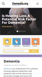Mobile Screenshot of dementia.org