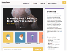 Tablet Screenshot of dementia.org